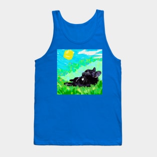 Black Kitten on a Sunny Day Tank Top